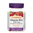 WEBBER NATURALS Vitamin B12 1000 mcg (Cyanocobalamin) / 60 Gummies