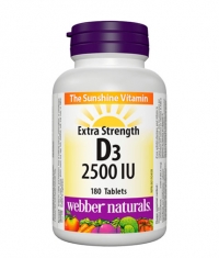 WEBBER NATURALS Vitamin D3 2500 IU / 180 Tabs