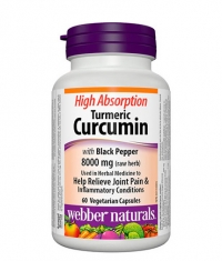 WEBBER NATURALS Turmeric Curcumin with Black Pepper / 60 Vcaps