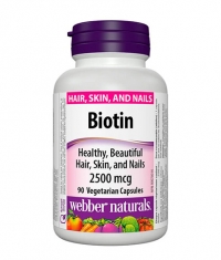 WEBBER NATURALS Biotin 2500 mcg / 90 Caps