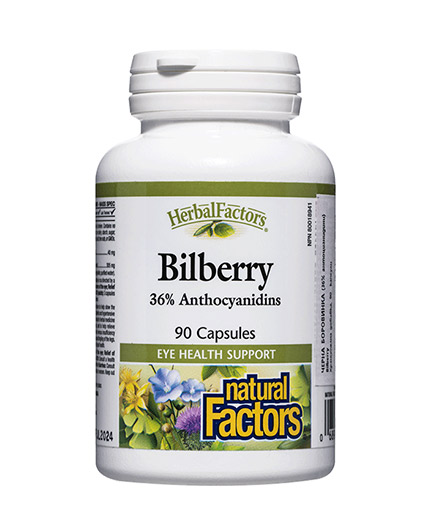 NATURAL FACTORS Bilberry 345 mg / 90 Caps