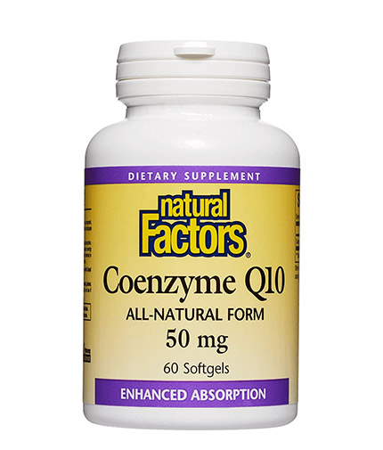 NATURAL FACTORS Coenzyme Q10 50 mg / 60 Softgels