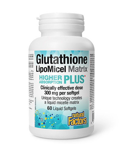 NATURAL FACTORS Glutathione LipoMicell Matrix 300 mg / 60 Softgels