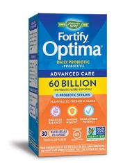 NATURES WAY Fortify Optima Advanced Care 60 Billion Active Probiotics / 30 Vcaps