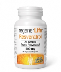 NATURAL FACTORS Regener Life - Resveratrol 500 mg / 60 Caps