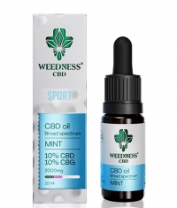 WEEDNESS Sport CBD Oíl 10% + CBG 10% Broad Spectrum / Mint / 10 ml