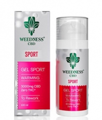 WEEDNESS Gel Sport (Warming) 3000 mg CBD / 0 THC / 100 ml