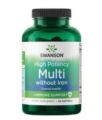 SWANSON Multi without Iron - High Potency / 120 Softgels