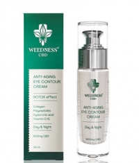 WEEDNESS Anti-aging Eye Contour with Botox Effect 24h / 600 mg CBD / 30 ml