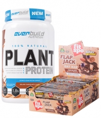 PROMO STACK EB Plant Protein + FIT SPO Flap Jack 90