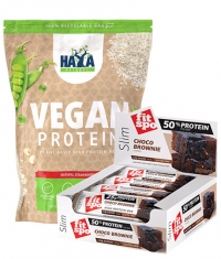PROMO STACK Haya Labs Vegan Protein + FIT SPO Slim