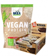PROMO STACK Haya Labs Vegan Protein + FIT SPO Deluxe