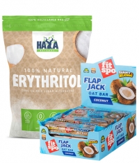 PROMO STACK Haya Labs Erythritol + FIT SPO Flap Jack