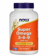 NOW Super Omega 3-6-9 1200 mg / 180 Softgels
