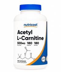 NUTRICOST Acetyl L-Carnitine 500 mg / 180 Caps