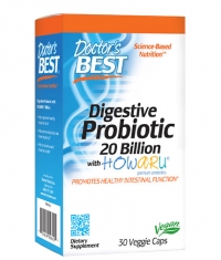 DOCTOR'S BEST Digestive Probiotic / 30 Vcaps