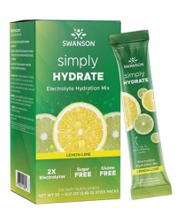 SWANSON Simply HYDRATE Electrolyte Hydration Mix / 30 Stick Packs