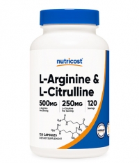 NUTRICOST L-Arginine + L-Citrulline / 120 Caps