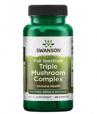 SWANSON Full Spectrum Triple Mushroom Complex / 60 Caps