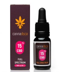 CANNADOCA CBD Oil Full Spectrum 15% / 1500 mg / 10 ml
