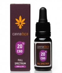CANNADOCA CBD Oil Full Spectrum 20% / 2000 mg / 10 ml