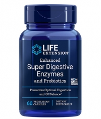 LIFE EXTENSIONS Enhanced Super Digestive Enzymes with Probiotics / 60 Caps