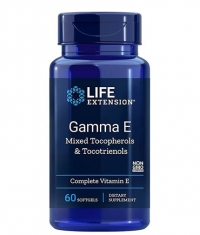 LIFE EXTENSION Gamma E Mixed Tocopherols & Tocotrienols / 60 Softgels