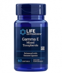 LIFE EXTENSION Gamma E Mixed Tocopherols / 60 Softgels