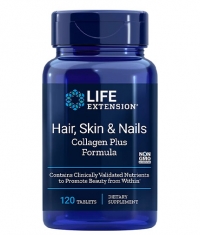 LIFE EXTENSION Hair, Skin & Nails Collagen Plus Formula / 120 Tabs