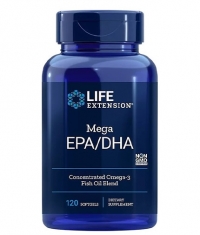 LIFE EXTENSION Mega EPA / DHA / 120 Softgels