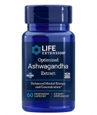 LIFE EXTENSIONS Optimized Ashwagandha Extract 125 mg / 60 Caps
