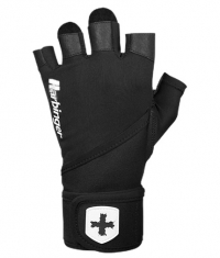 HARBINGER Men's Gloves / Pro Wrist Wraps 2.0 / Black
