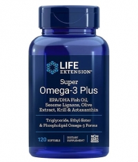LIFE EXTENSION Super Omega-3 Plus / 120 Softgels