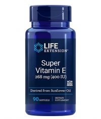 LIFE EXTENSIONS Super Vitamin E 400 IU / 90 Softgels
