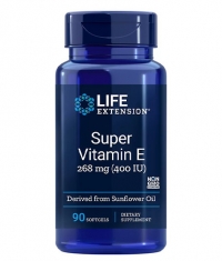 LIFE EXTENSION Super Vitamin E 400 IU / 90 Softgels