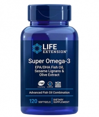 LIFE EXTENSION Super Omega-3 / 120 Softgels