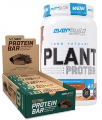PROMO STACK Plant Protein + Vegan Protein Bar