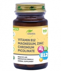 GREWIA Vitamin B12 + Mg +Zn + Chromium / 90 Caps