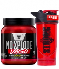 PROMO STACK BSN N.O. Xplode Vaso + FREE Hero Pro Strong Premium Shaker