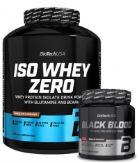 PROMO STACK Iso Whey ZERO + Black Blood CAF+