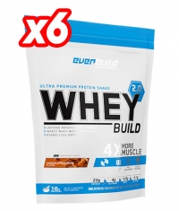 PROMO STACK 6 x Whey Protein Build 2.0 / Bag