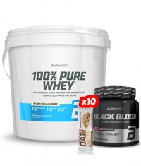 PROMO STACK 100% Pure Whey + Black Blood CAF+ + 10 Oat & Nuts Bars