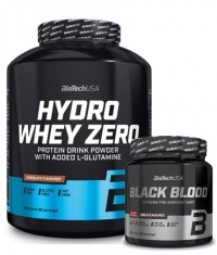 PROMO STACK Hydro Whey Zero + Black Blood CAF+