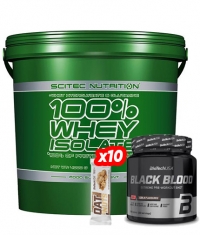 PROMO STACK 100% Whey Isolate + Black Blood CAF+ + 10 Oat & Nuts Bars