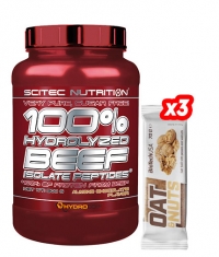PROMO STACK 100% Hydrolyzed Beef Isolate Peptides + 3 Oat & Nuts Bars