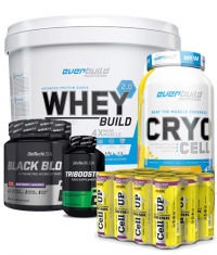 STORES ONLY Black Blood CAF+ Extreme + Tribooster + Cryo Cell + Whey Protein Build 2.0 + 12 CellUp Drinks