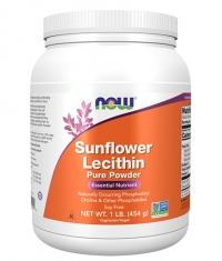 NOW Sunflower Lecithin Pure Powder