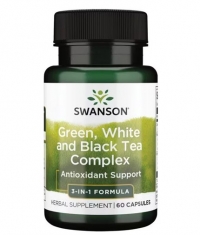 SWANSON Green, White & Black Tea Complex 240 mg / 60 Caps