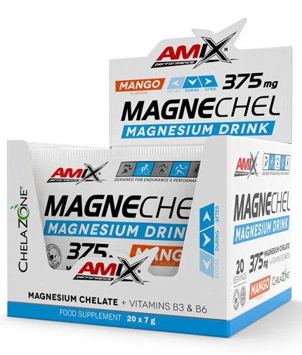 AMIX MagneChel / Magnesium Bisglycinate Chelate / 20 x 7 g. 0.140