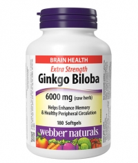 WEBBER NATURALS Extra Strength Ginkgo Biloba 120 mg / 180 Softgels